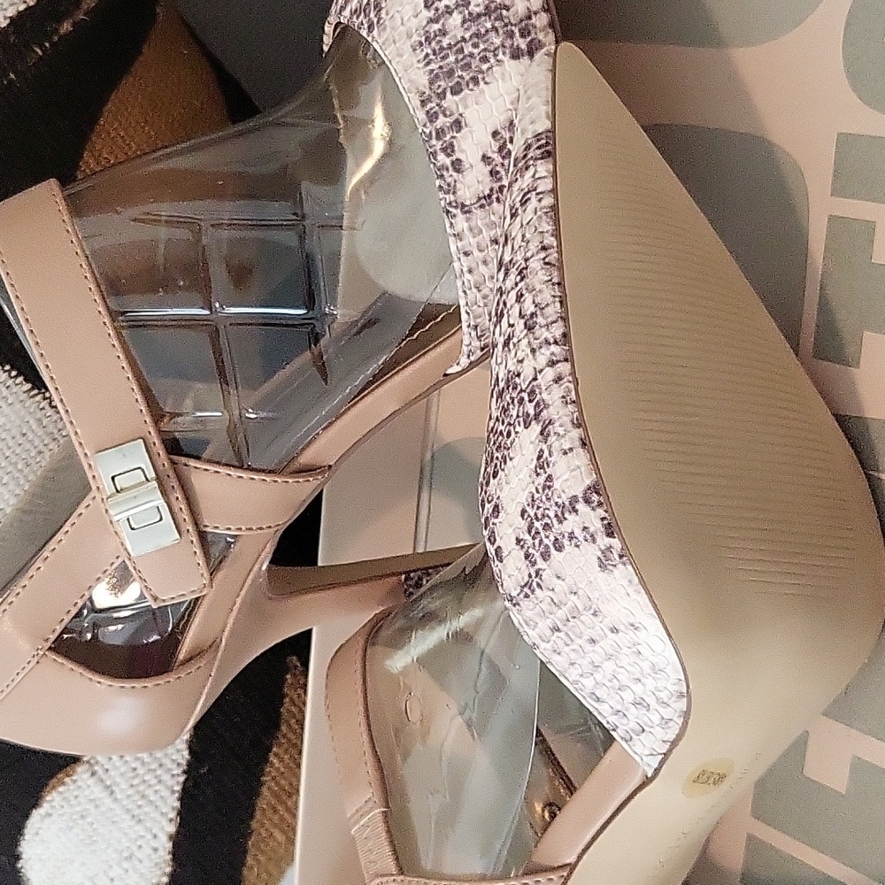 Bcbgeneration Roccia/Beachwood Python Snake Embos… - image 3